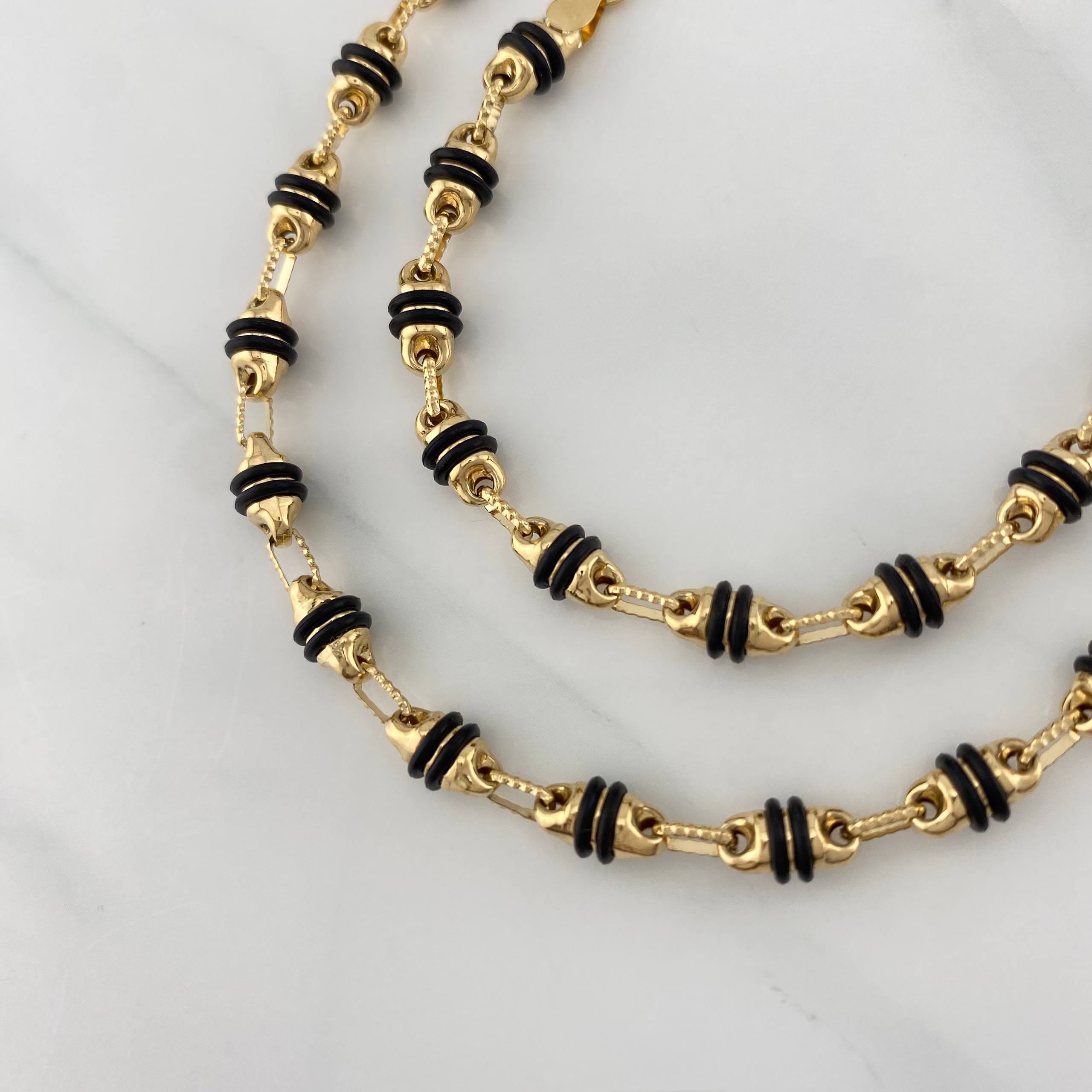 Cadena Rustica Barril 15.5 g / 62 cm / 4.2 mm Oro Amarillo 18K