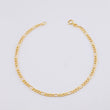 Pulso Figaro 0.98g / 19.3cm / 2,6mm Oro Amarillo 18K