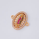 Herraje Virgen de Guadalupe 2g / 1.8cm Oro Rosa 18K
