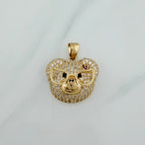 Dije Rostro Oso 9.25 g / 2.9 cm Oro Amarillo 18K