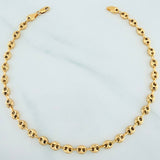 Tobillera Gc 6.25 g / 28 cm / 5 mm Oro Amarillo 18K