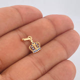 Dije Corona 0.65gr / 1.7cm / Oro Amarillo 18K &