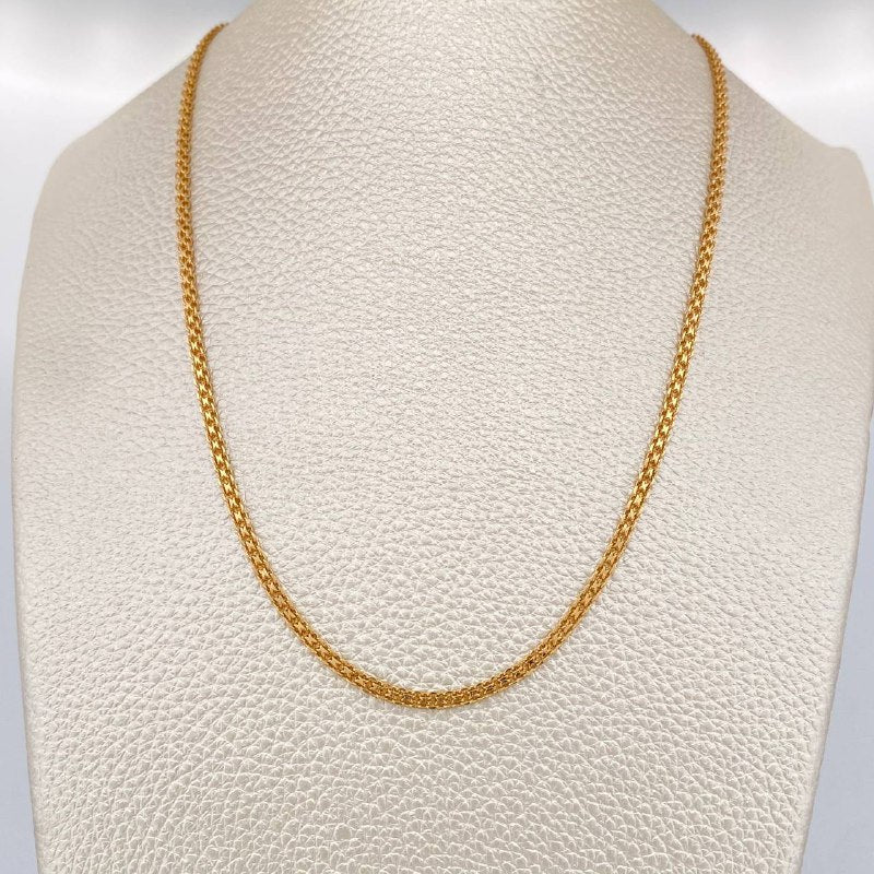 Cadena China 7.95 g / 61.5 cm / 2.07 mm Oro Amarillo Nac. Esp 18K
