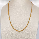 Cadena China 7.95 g / 61.5 cm / 2.07 mm Oro Amarillo Nac. Esp 18K