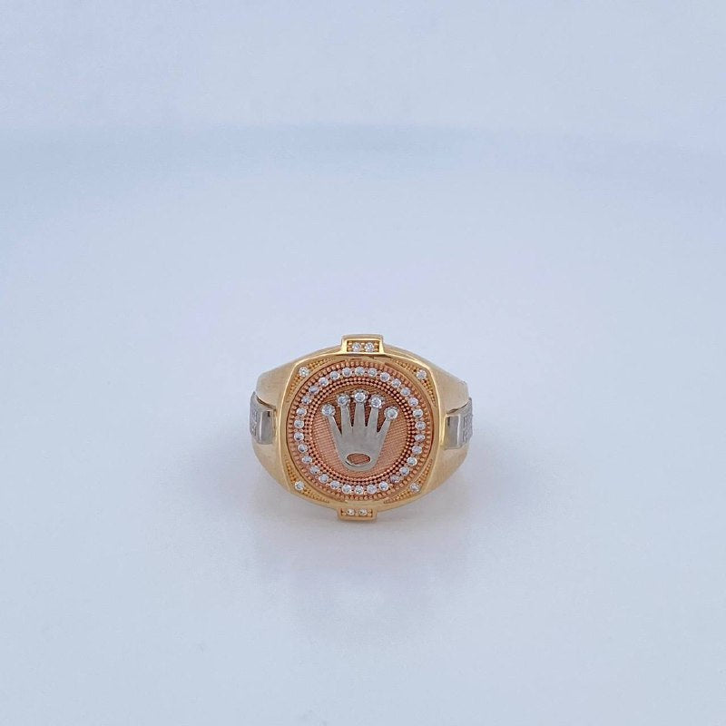 Anillo Corona Rx 8.35gr / T9 1/4 / Oro 18K $
