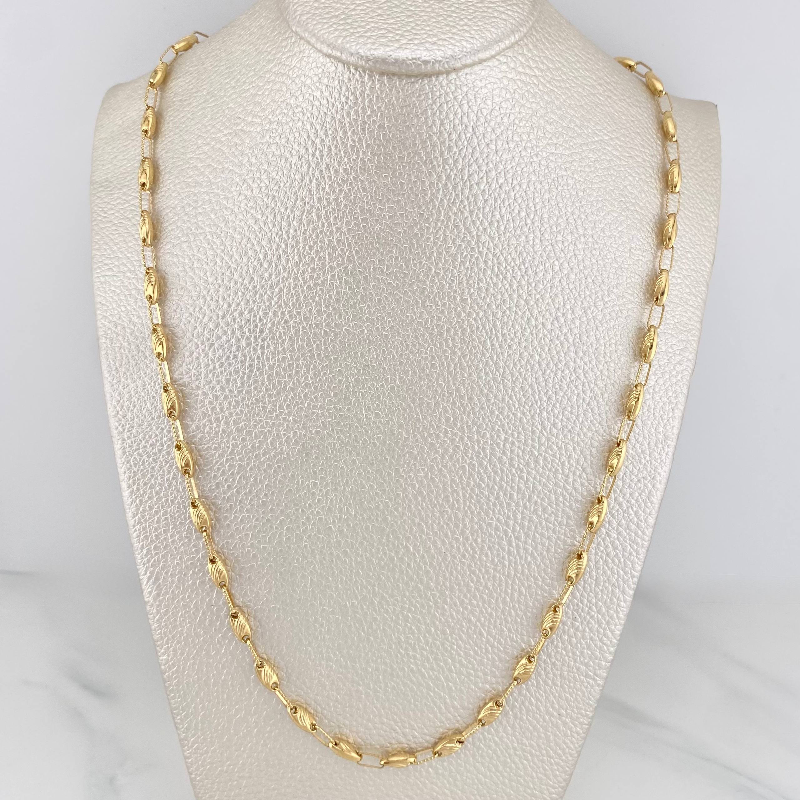 Cadena Rustica Paris 10.45 g / 60 cm / 3.5 mm Oro Amarillo 18K