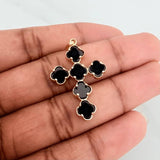 Dije Cruz Trebol 2.55gr / 3.5cm / Oro Amarillo Nac.Esp. 18K $