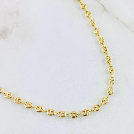 Cadena Gucci 5.1gr / 40cm / 4.1mm Oro Amarillo 18K ©