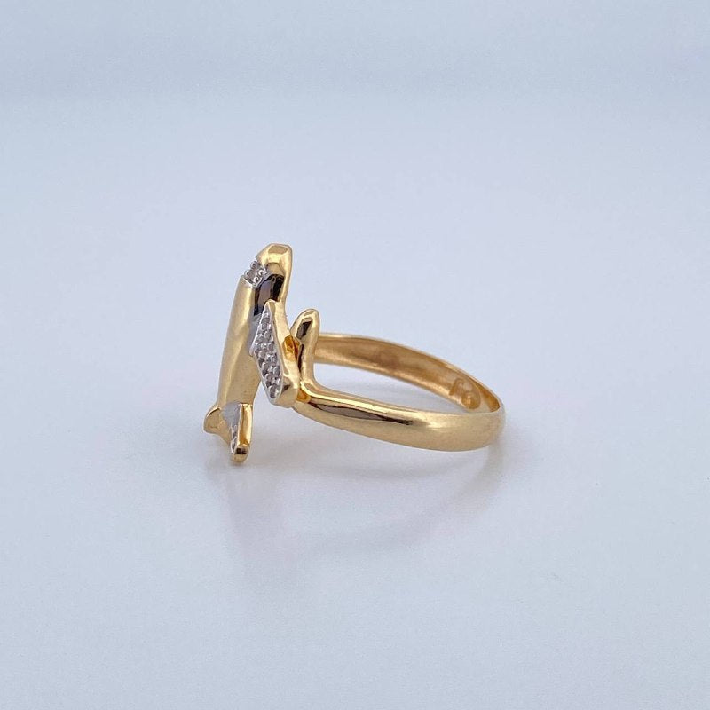 Anillo Avion 2.25gr / T6 / Oro 18K &