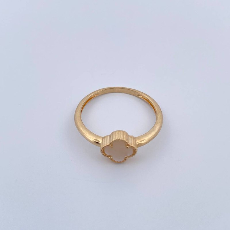 Anillo Trebol 1.95gr / T6 3/4 / Oro 18K &