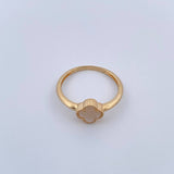 Anillo Trebol 1.95gr / T6 3/4 / Oro 18K &
