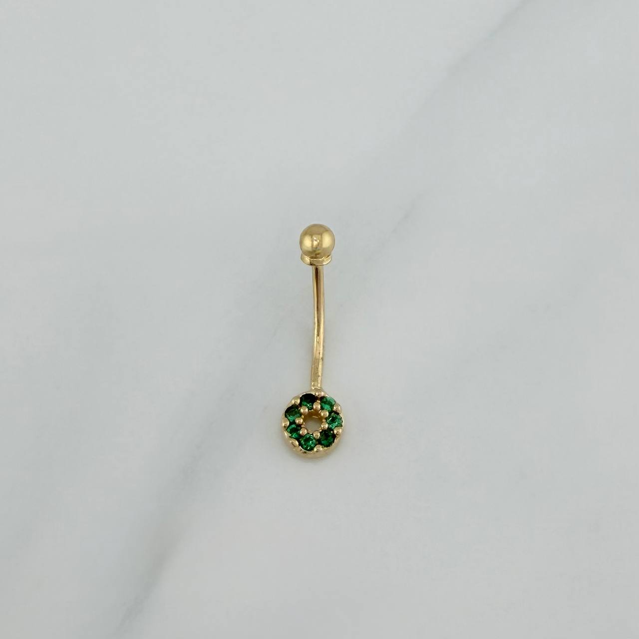 Piercing Ombligo Circulo 0.6 g / 1.9 cm Oro Amarillo 18K