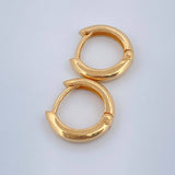 Candongas Lia 1.4gr / 1.1cm / Oro Amarillo 18K $