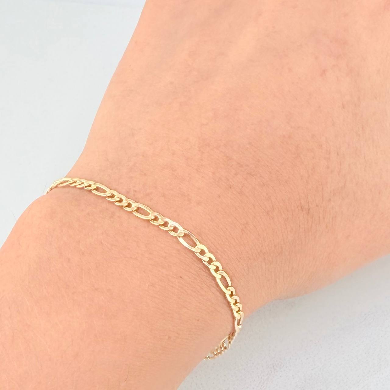 Pulso Fígaro 1.7g / 18.3cm / 2.9mm Oro Amarillo 18K