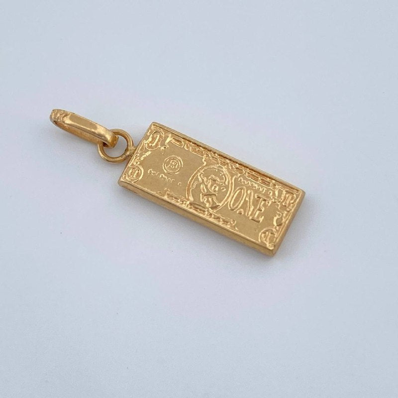 Dije One Dólar 0.6gr / 2.2cm / Oro Amarillo 18K &