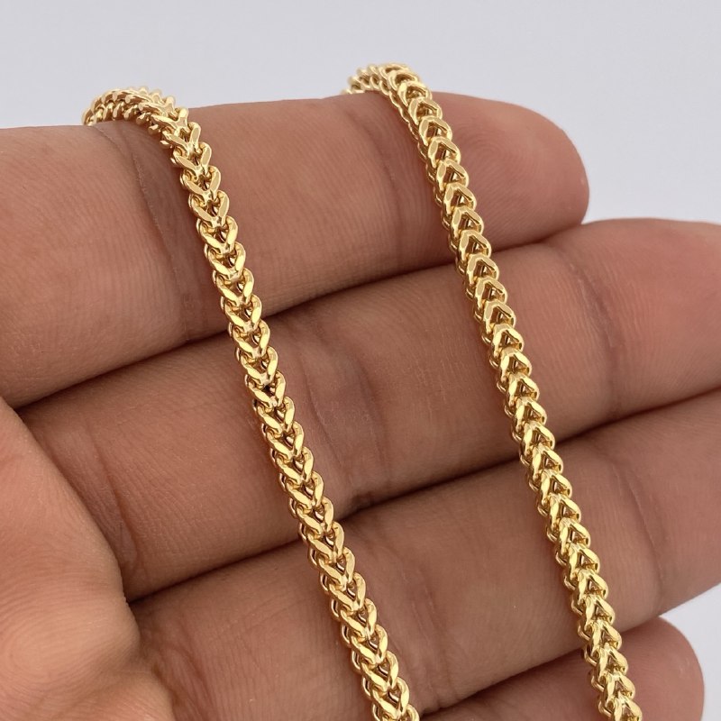 Cadena Franco 15.8gr / 66.4cm / Oro Amarillo +3 18K $