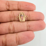 Herraje Virgen De Guadalupe 1.1 g / 1.5 cm Oro Amarillo 18K
