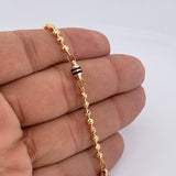 Pulso Rustico Tipo Militar 6.9gr / 20cm / Oro 18K &