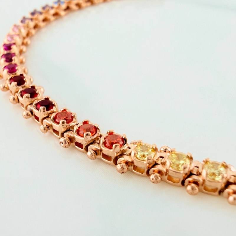 Pulso Tennis 10.5 g / 19.4 cm / 4.3 mm Oro Rosa 18K