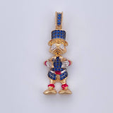 Dije Pato Furioso 5.65gr / 4cm / Oro 18K &
