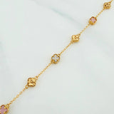 Pulso Trebol Aro Seguido 3.75 g / 21.5 cm / 4.9 mm Oro Amarillo 18K