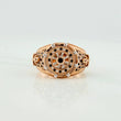 Anillo Timon Movil 9.3 g / T10 Dos Oros Blanco Rosa 18K