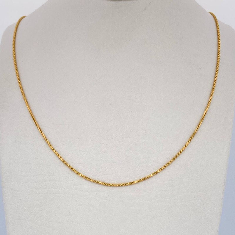 Cadena Cordon 1.85gr / 44.5cm / Oro Amarillo +3 18K $