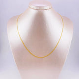 Cadena China 2.75g / 45cm / 1.2mm Oro Amarillo 18K