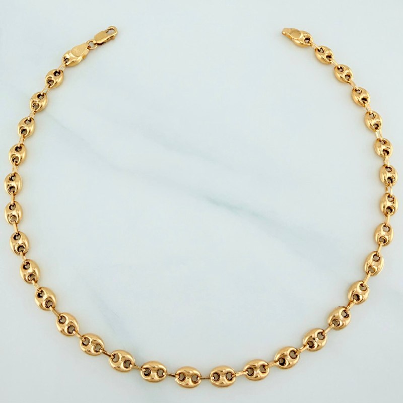 Tobillera Gc 4 g / 28 cm / 4.2 mm Oro Amarillo 18K