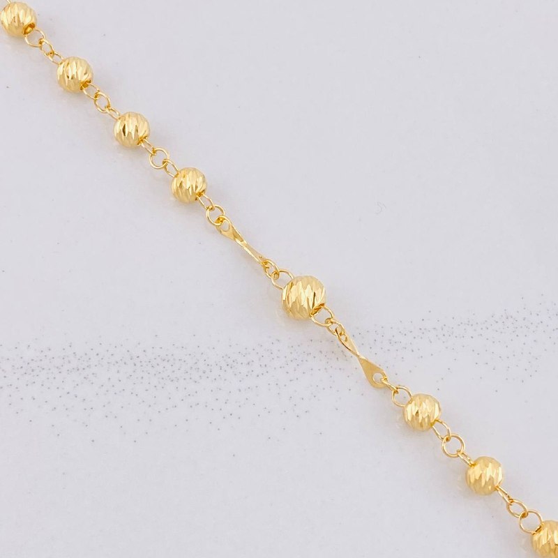 Rosario Virgen Milagrosa 10g / 60cm / 4mm Oro Amarillo 18K
