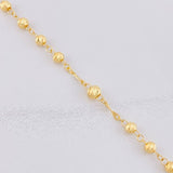 Rosario Virgen Milagrosa 10g / 60cm / 4mm Oro Amarillo 18K