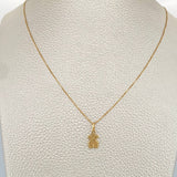 Set Cadena y Dije Veneciana + Oso 1.4gr / Oro Amarillo 18K (Oferta) $