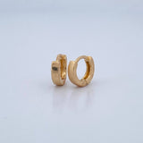 Candongas Rose 1.9gr / 1cm / Oro 18K $