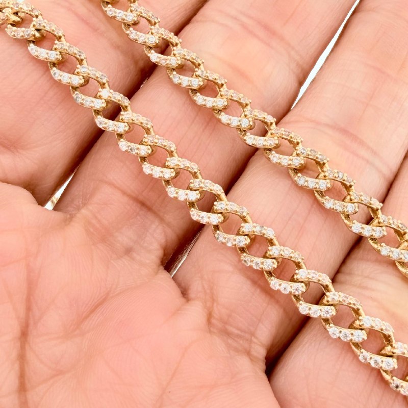 Cadena Cubana 20 g / 50.7 cm / 4.9 mm Oro Amarillo 18K