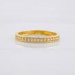 Anillo Carril 2.1g / T7 1/2 Oro Amarillo 18K