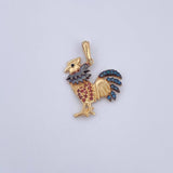 Dije Gallo 2.1gr / 2.5cm / Oro 18K &