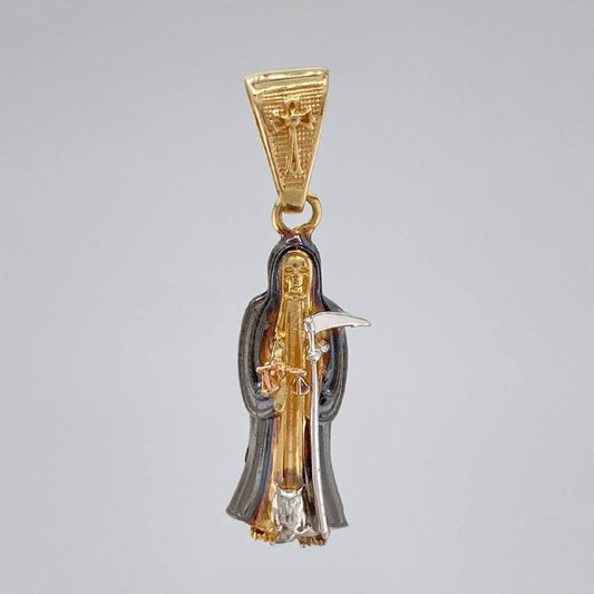 Dije Santa Muerte 2.5 g / 3 cm Tres Oros 18K