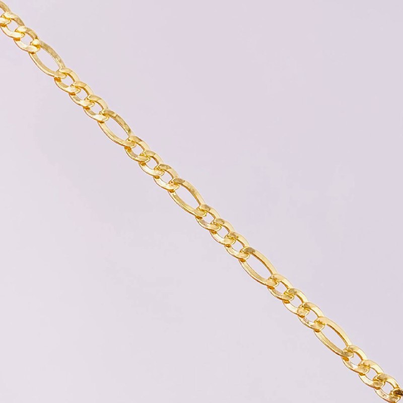 Pulso Fígaro 1.7g / 18.1cm / 2.9mm Oro Amarillo 18K