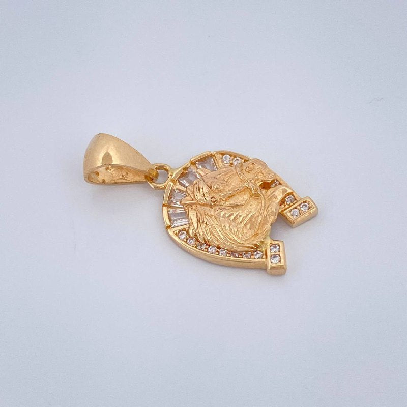 Dije Herradura Caballo 2.45gr / 2.5cm / Oro Amarillo 18K $