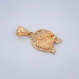 Dije Herradura Caballo 2.45gr / 2.5cm / Oro Amarillo 18K $