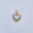 Dije Silueta Corazon 1.4gr / 2.1cm / Oro 18K &