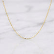 Cadena Escalera Plana 2.2 g / 50 cm / 1.6 mm Oro Amarillo 18K