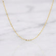 Cadena Escalera Plana 2.05 g / 50.5 cm / 1.55 mm Oro Amarillo 18K