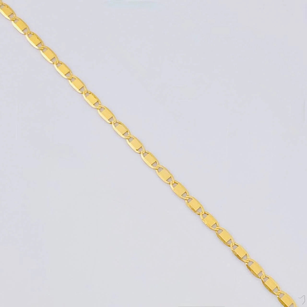 Cadena Escalera Plana 2.2 g / 50 cm / 1.6 mm Oro Amarillo 18K