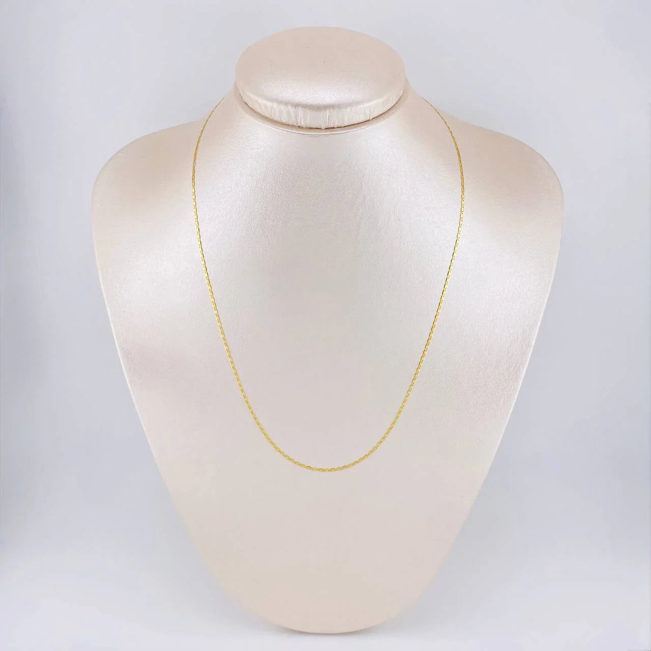Cadena Escalera Plana 2.2 g / 50 cm / 1.6 mm Oro Amarillo 18K