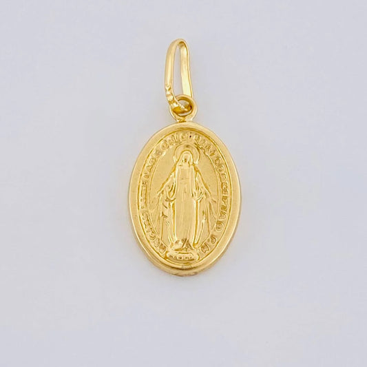 Dije Virgen Milagrosa 0.7g / 2.2cm Oro Amarillo 18K