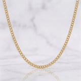 Cadena Cubana 1.95g / 50cm / 2.37mm Oro Amarillo 18K