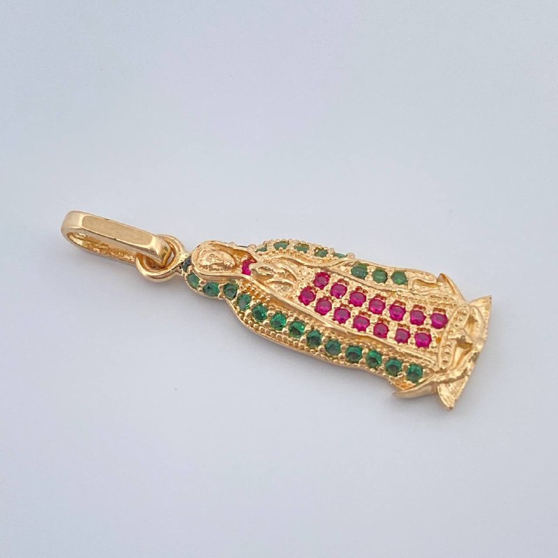 Dije Virgen De Guadalupe 1.8gr / 2.8cm / Oro Amarillo 18K &
