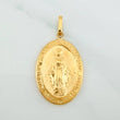 Dije Virgen Milagrosa 3.05 g / 4.2 cm Oro Amarillo 18K