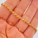 Pulso Lazo 3.05gr / 20.1cm / Oro Amarillo +3 18K &